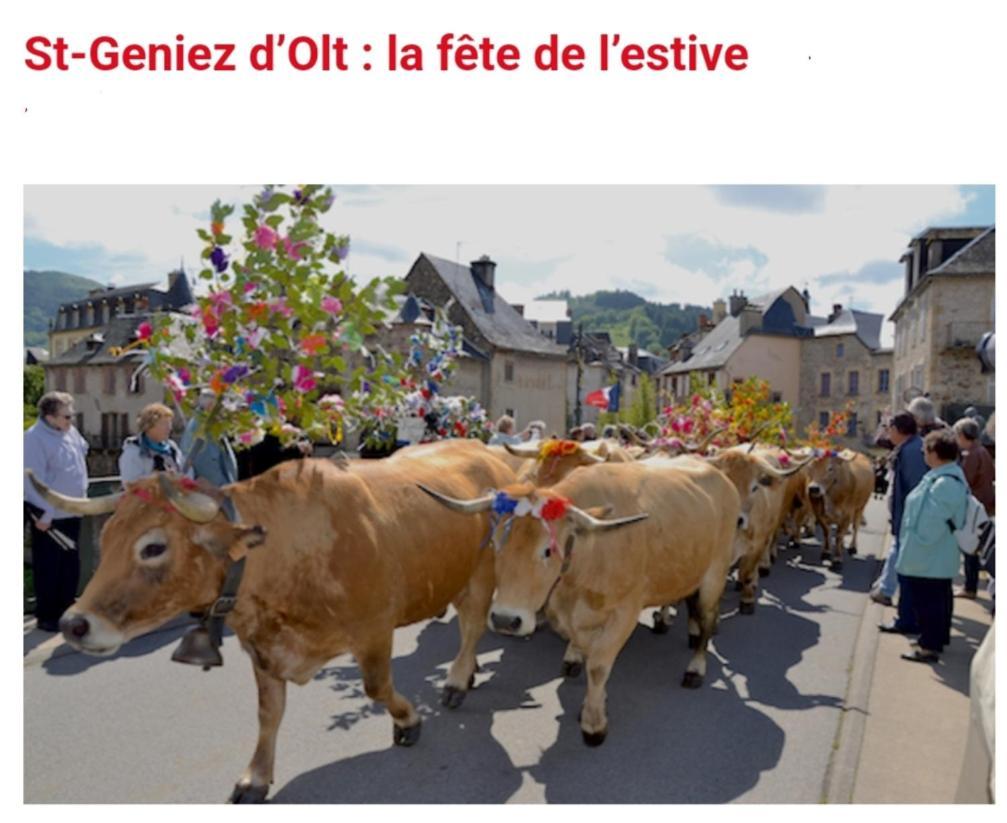 T2 Avec Piscine-Le Family 67 Apartman Pierrefiche  Kültér fotó